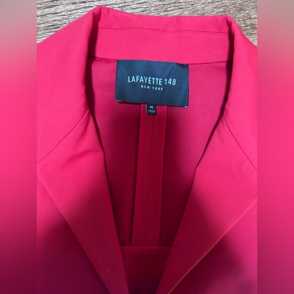 Lafayette 148 red jacket size medium - Picture 2 of 4